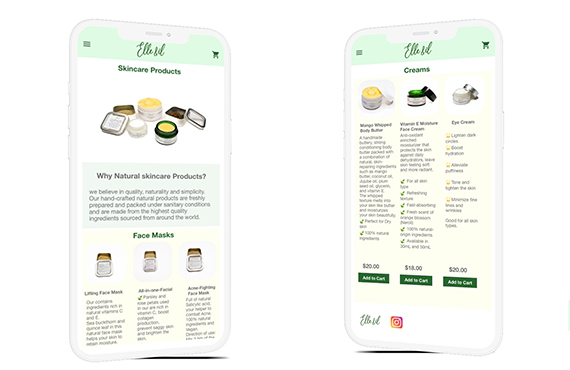 UI/UX Ell Il Website and App