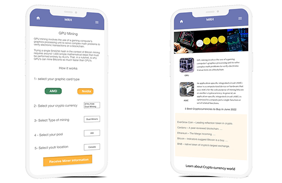 UI/UX Mr Hashrate Case Study